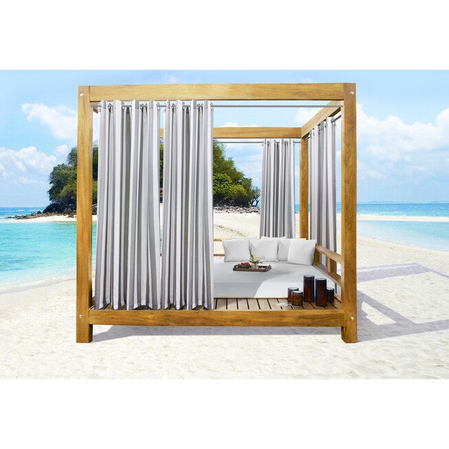 96 inchesL Seascape Outdoor Panels — Set of 2, ALLOY GRAY, hi-res image number 0