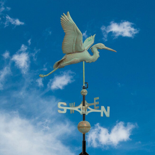 Copper Heron Weathervane, , alternate image number null