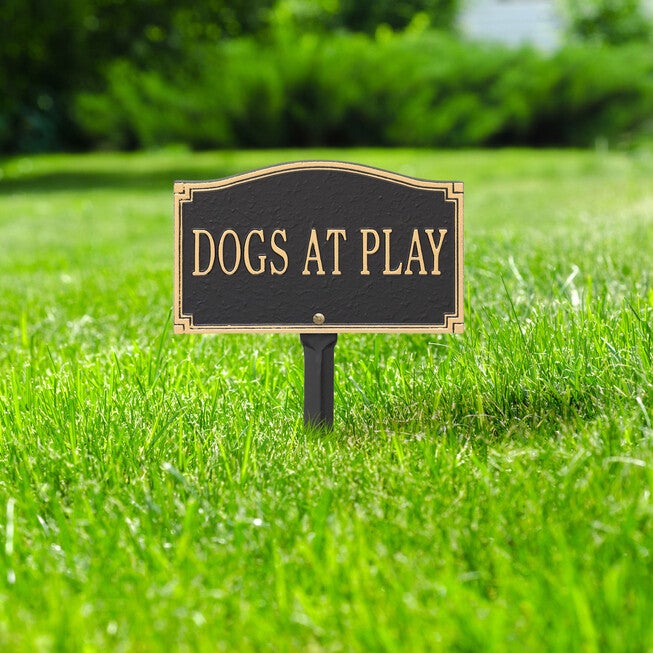 Dogs At Play Sign, , alternate image number 3