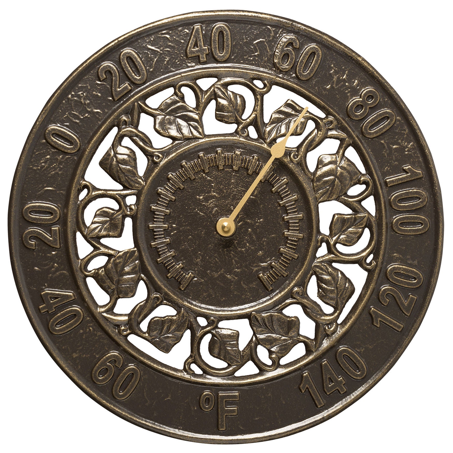 Ivy Silhouette Thermometer, FRENCH BRONZE, hi-res image number 0