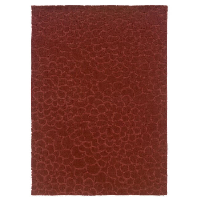Trio 2'X3' Area Rug, RUST, hi-res image number null
