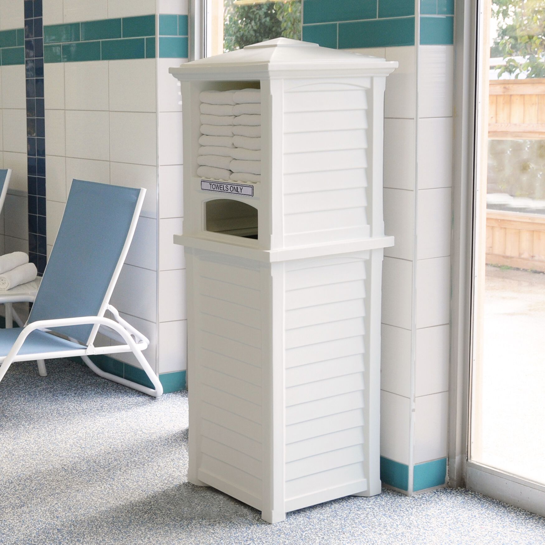 Lakeland Towel Valet, WHITE, hi-res image number 0