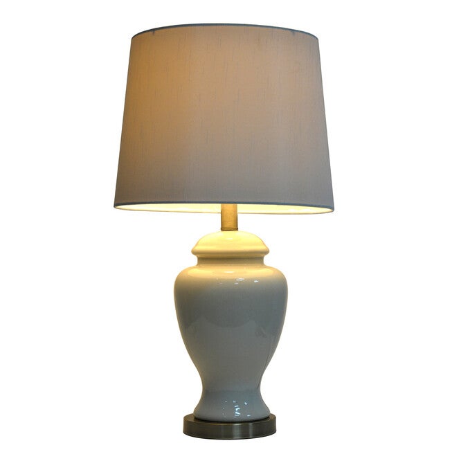 24 inches Cream Ceramic Table Lamp, , on-hover image number 1