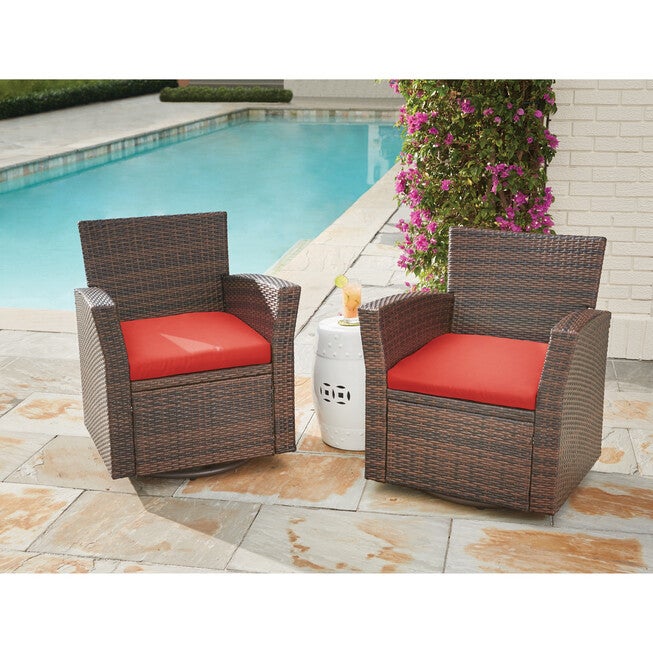 Santiago Swivel Chair, BROWN GERANIUM, hi-res image number 0