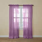 BH Studio Sheer Voile Rod-Pocket Panel Pair, LAVENDER, hi-res image number null