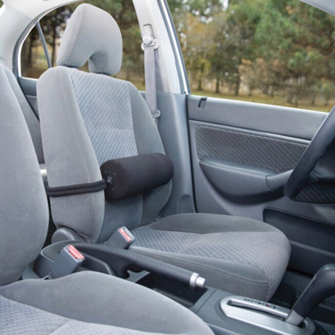 Supporting Roll with Massager, BLACK, hi-res image number 0