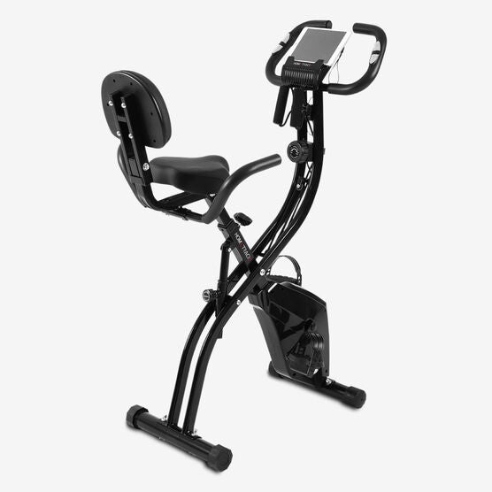 300 lbs. Weight Capacity Fitness Bike with Resistance Bands, METALLIC GRAY, hi-res image number null