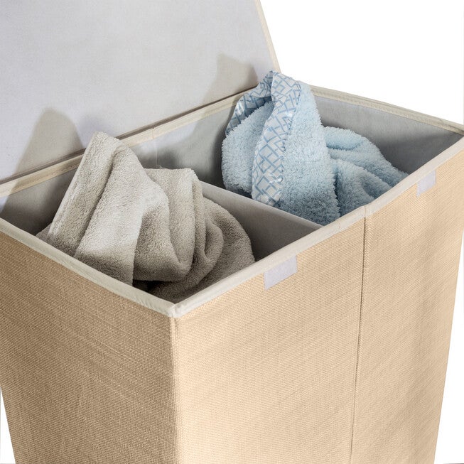 Double Collapsible Resin Hamper, , alternate image number 2