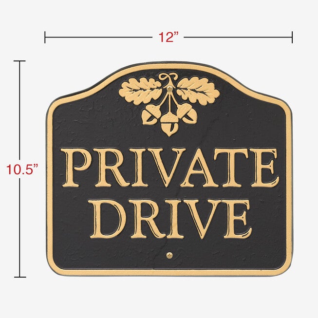 Private Drive Sign, , on-hover image number null