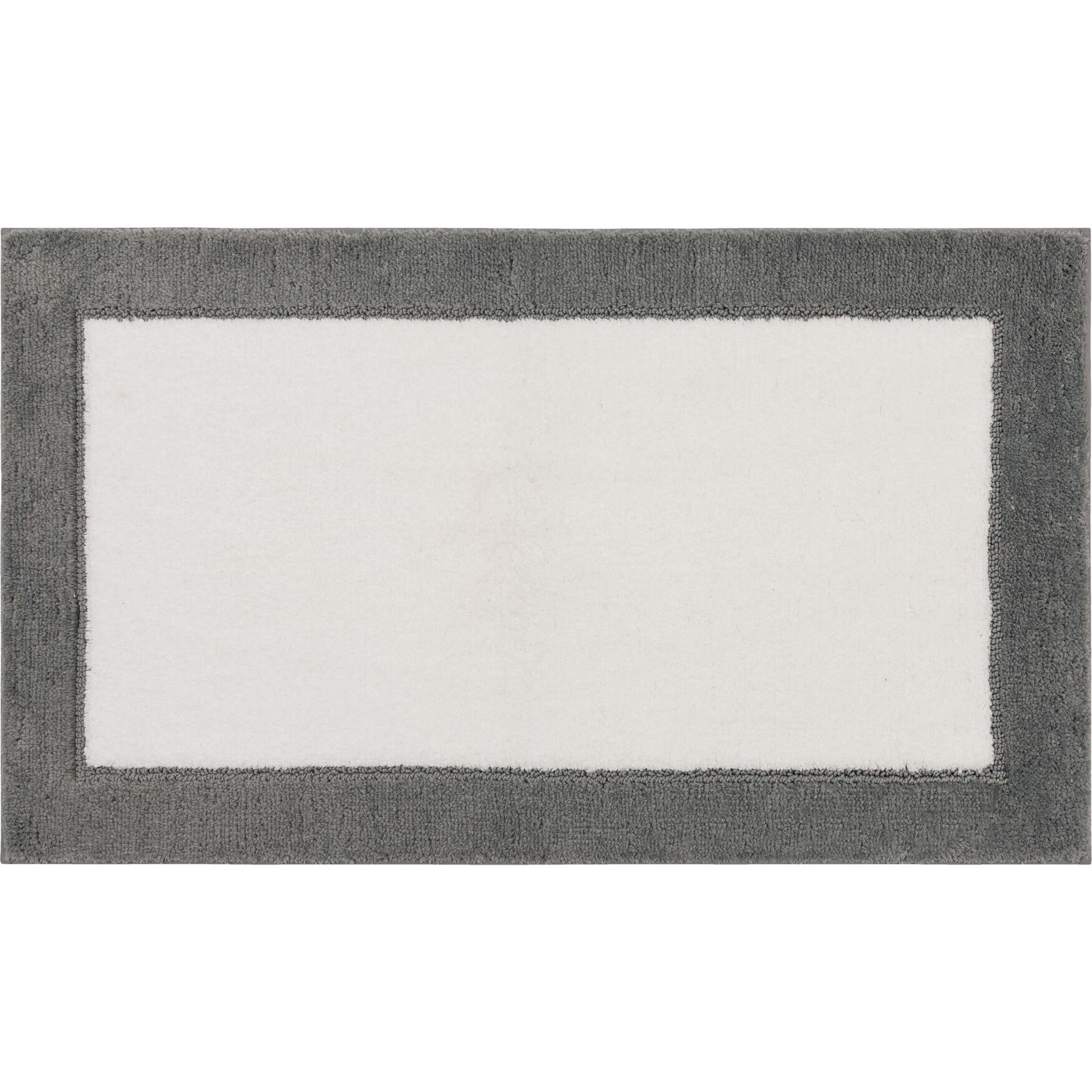 Counterpoint Bath Rug, PEWTER WHITE, hi-res image number 0