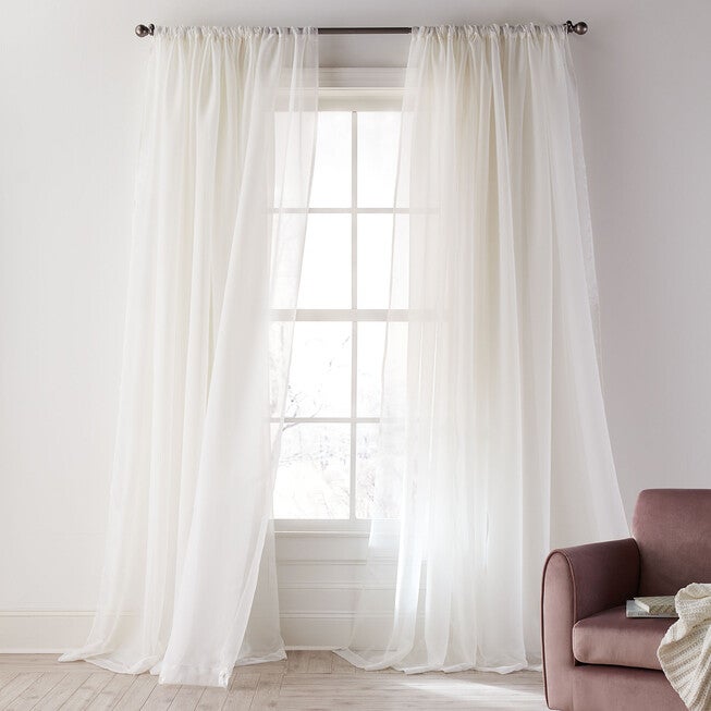 Ophelia Shimmer Curtain, IVORY, hi-res image number null