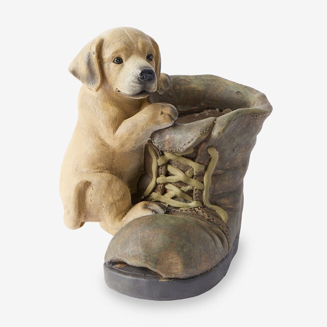Dog with Boot Planter, , on-hover image number 1
