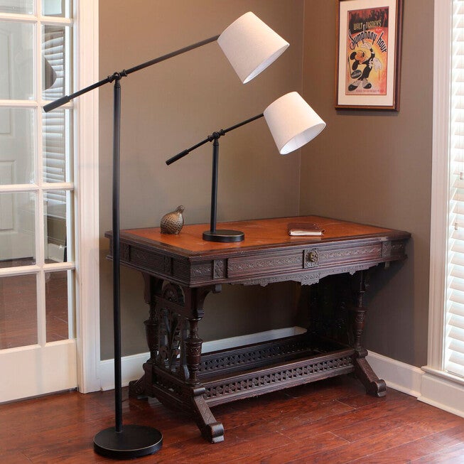 Chloe Adjustable Arm Table Lamp, BRONZE, hi-res image number null