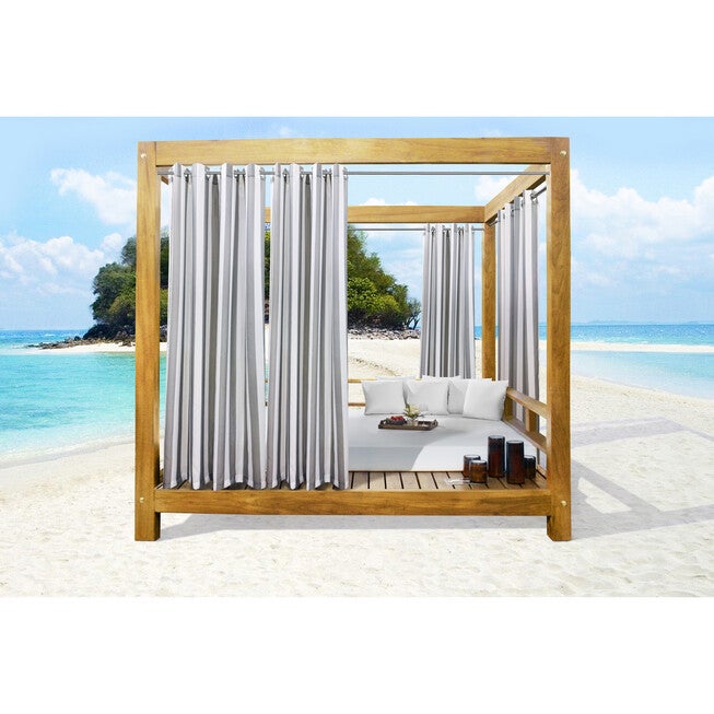84 inchesL Seascape Outdoor Panels - Set of 2, ALLOY GRAY, hi-res image number null