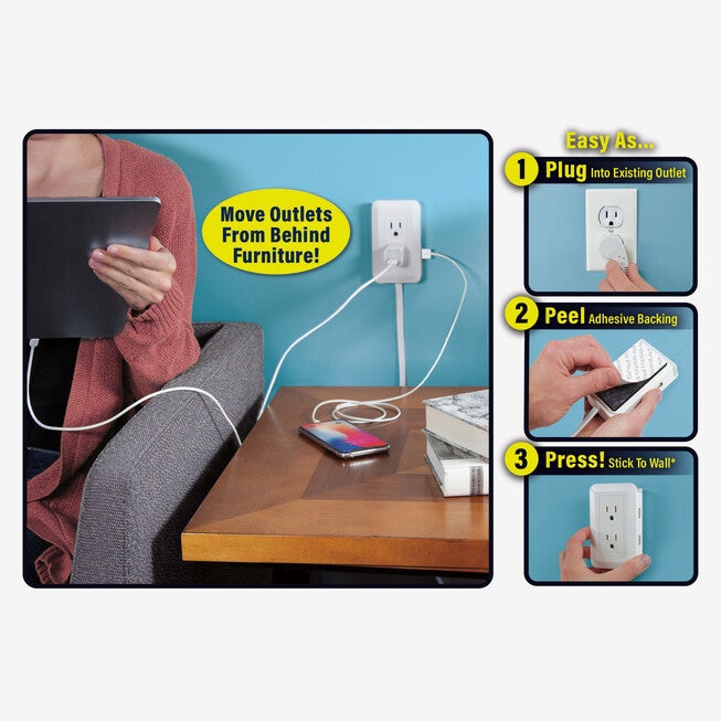 Presto Plug Outlet Extender, , alternate image number 6