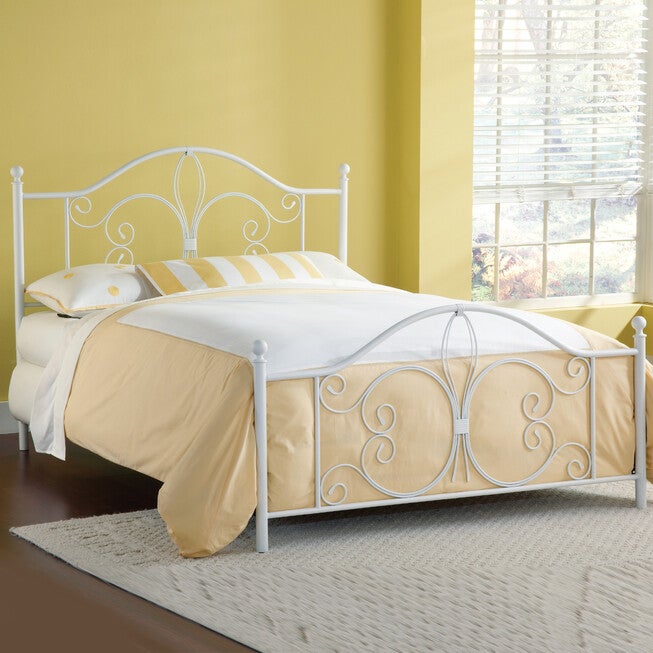 Ruby Bed Set with Rails - King, WHITE, hi-res image number null