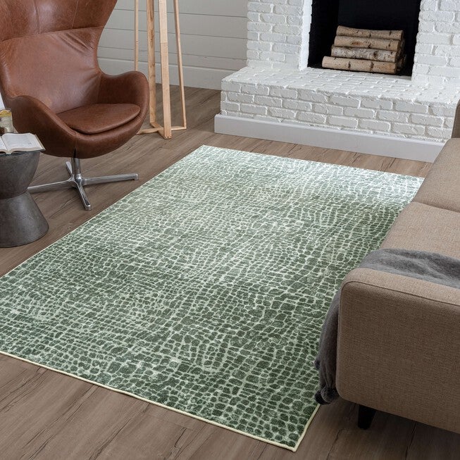 Crocodile Skin Area Rug, , alternate image number 9