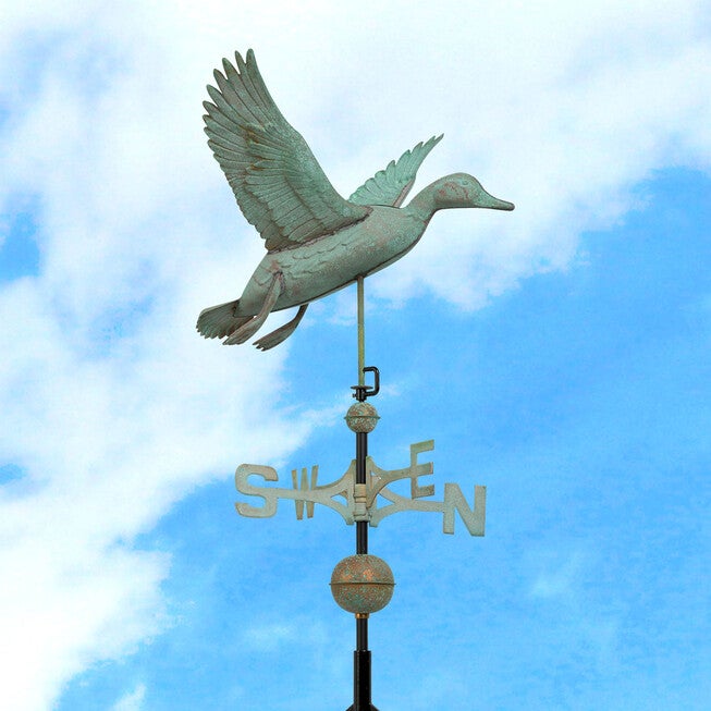 Copper Duck Weathervane , , alternate image number null