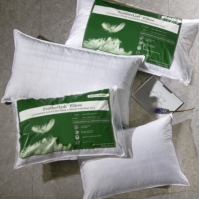 Featherloft™ Goose Feather Down Blend Pillow, , alternate image number 2