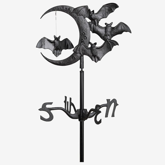 Halloween Bat Garden Weathervane, BLACK, hi-res image number 0