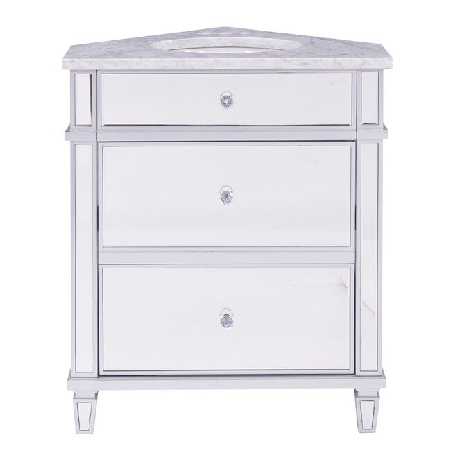 Abbington Mirrored Corner Bathroom Vanity Sink with Drawers, , on-hover image number null
