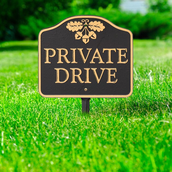Private Drive Sign, , alternate image number null