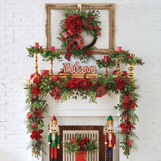 26" Bellmead Wreath, , on-hover image number null