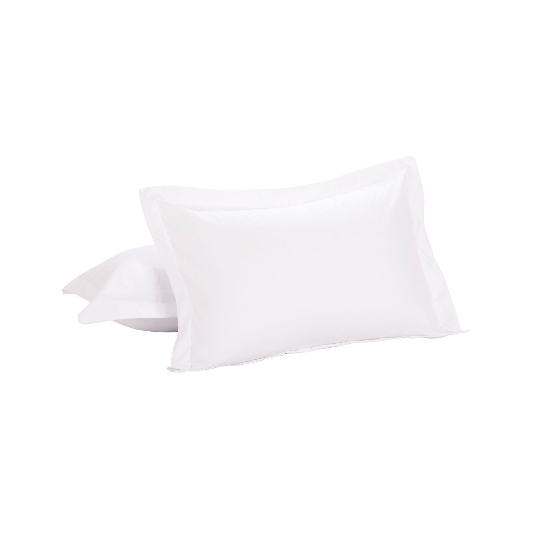 Today's Home Microfiber Tailored 2-Pack Standard Pillow Shams, WHITE, hi-res image number 0