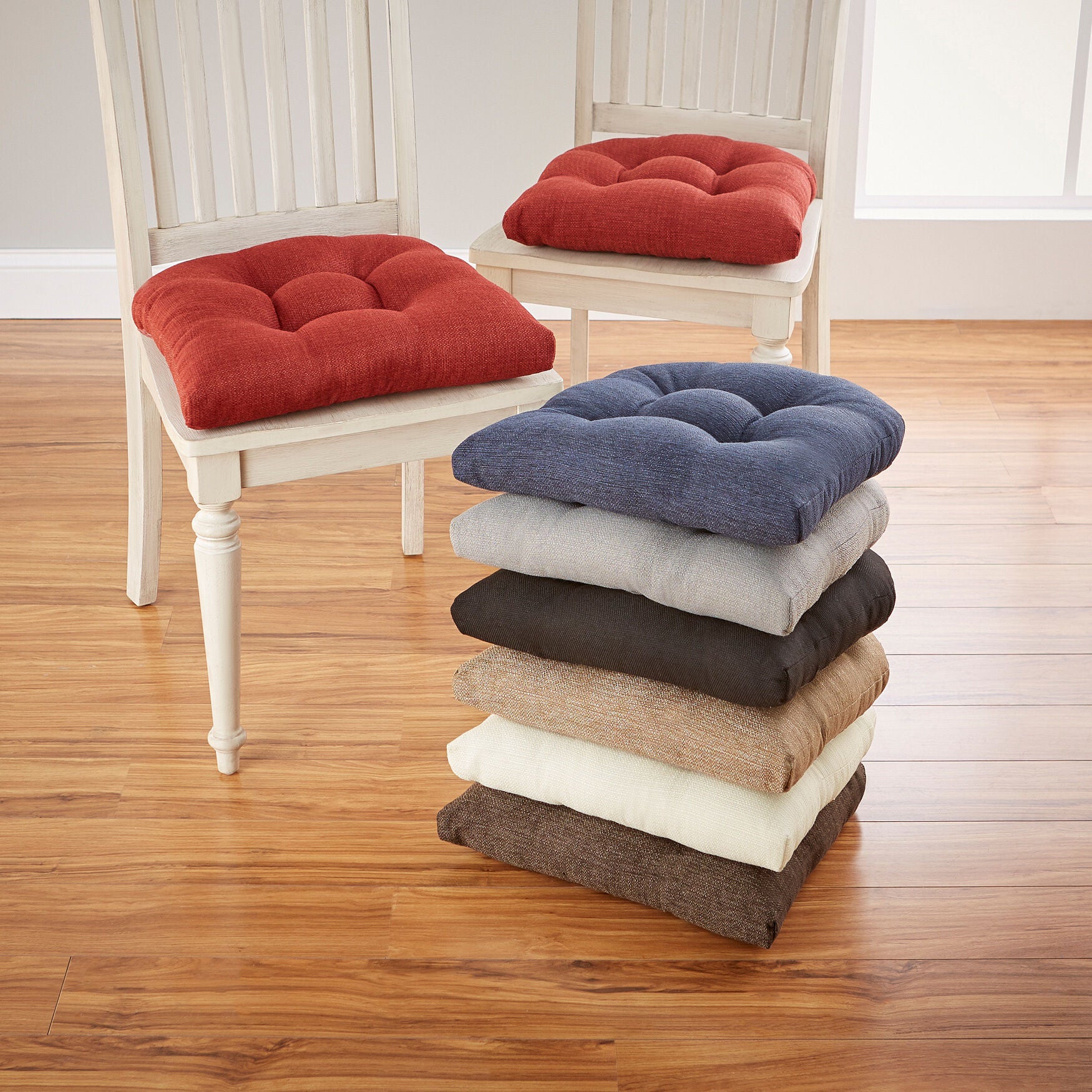 15 inches Omega Gripper&reg; Universal Chair Pads, FLAME, alternate image number 3