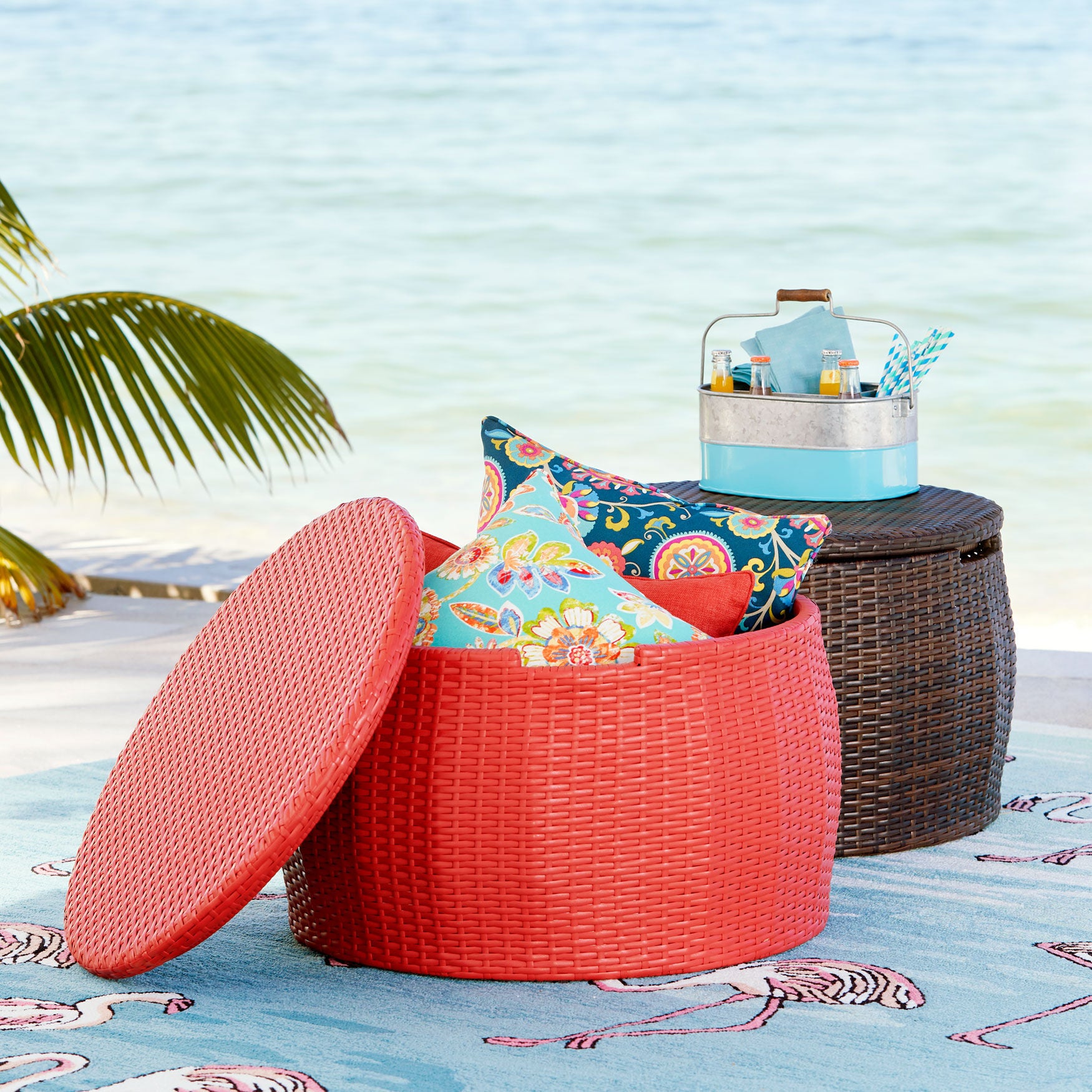 Santiago Round Storage Table, , alternate image number 2