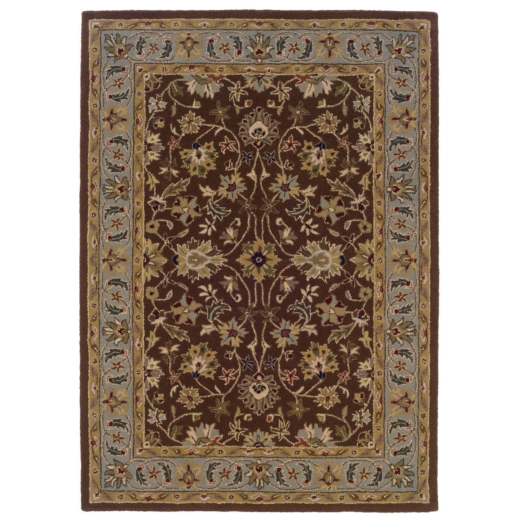 Trio Brown 8'X10' Area Rug, BROWN, hi-res image number 0