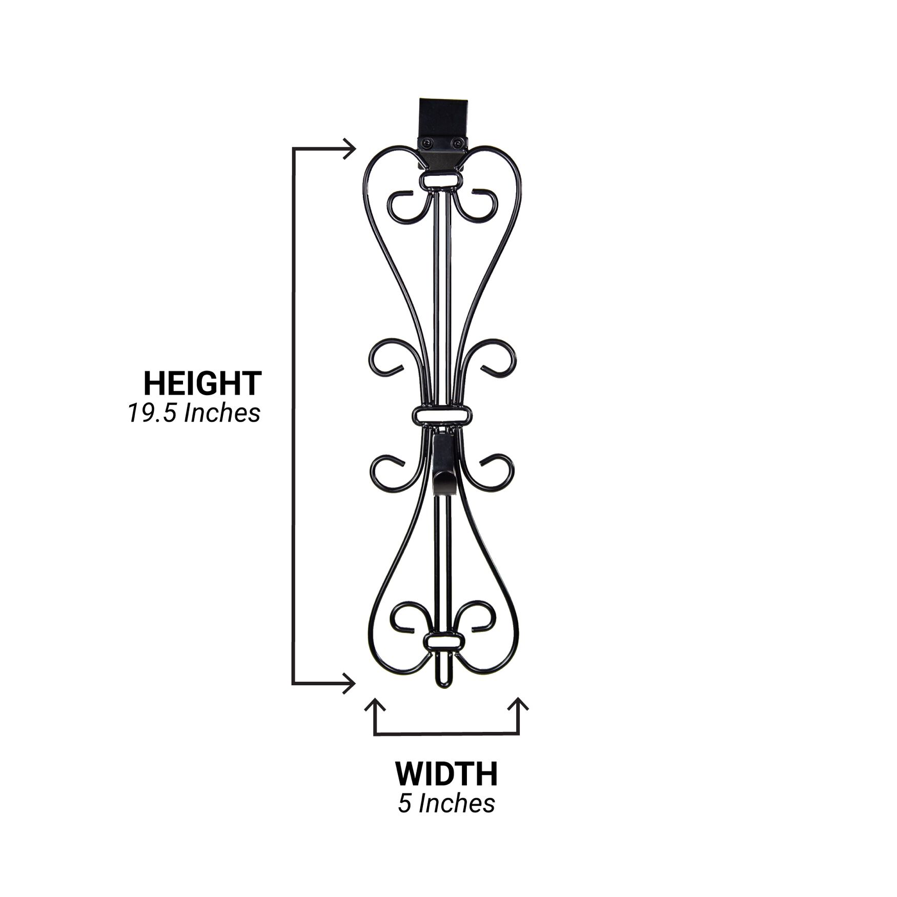 Adjustable Wreath Hanger for Door, , on-hover image number 1