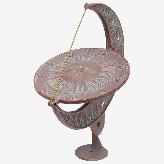 Sun and Moon Dial, COPPER VERDI, hi-res image number 0