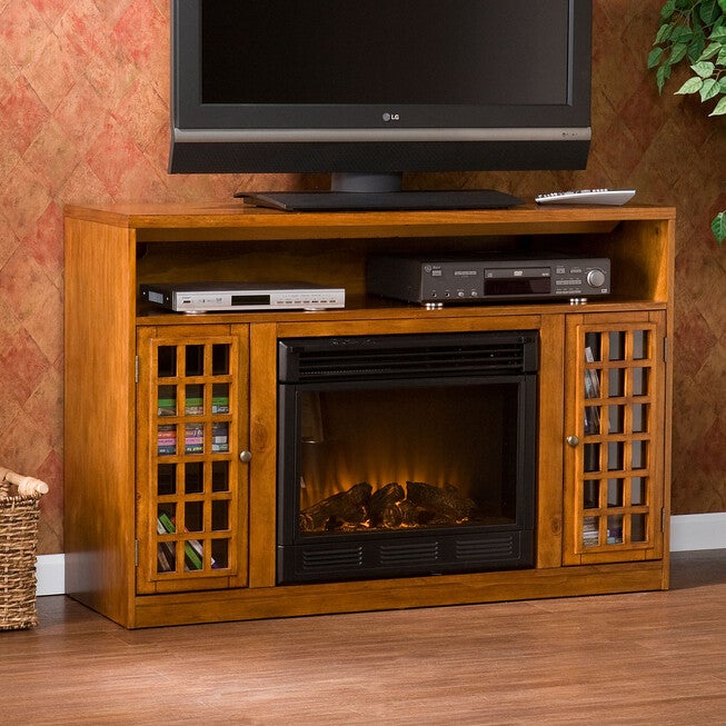 Narita Media Console with Electric Fireplace, , hi-res image number null