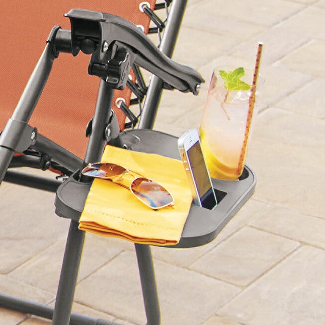 Zero Gravity Chair Clip-on Table, BLACK, hi-res image number null