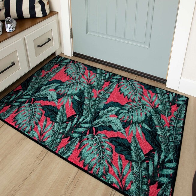 Palm Tree Paradise Kitchen Rug, , alternate image number 7