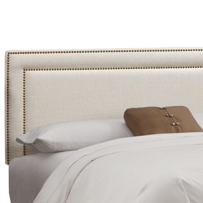 Nail Button Border Headboard, TALC, hi-res image number null