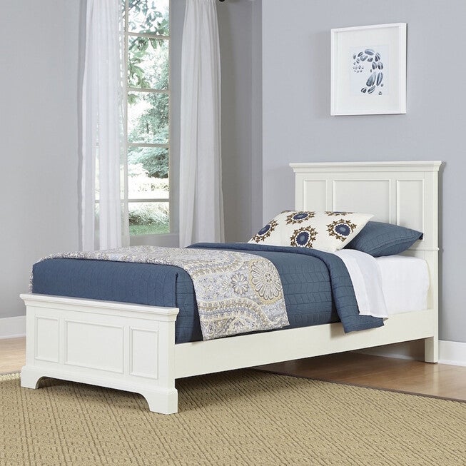 Naples Twin Bed, WHITE, hi-res image number null