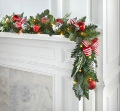 6' Pre-Lit Christmas Cheer Garland