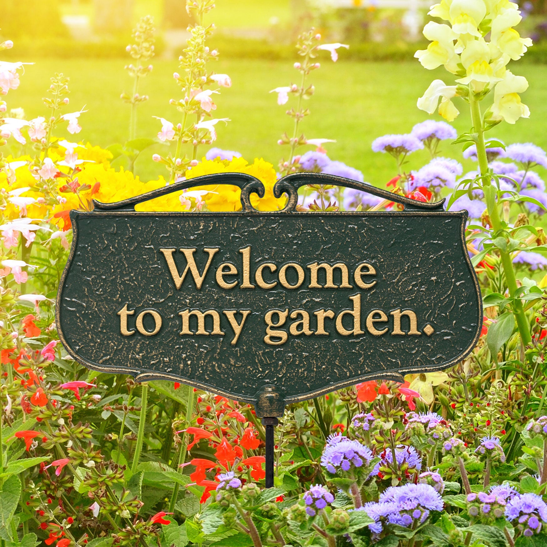 Welcome To My Garden - Garden Sign, , on-hover image number 1