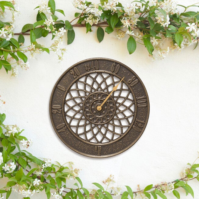 Spiral 14 inches Indoor Outdoor Wall Thermometer, , alternate image number null