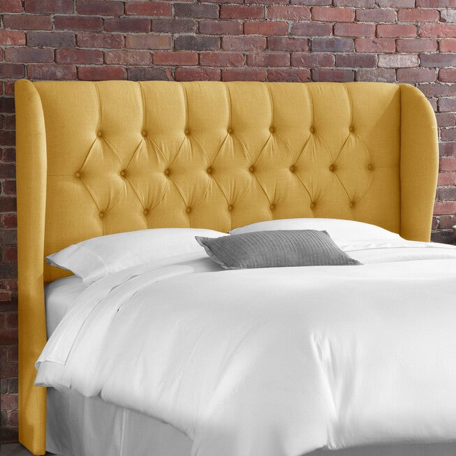 Tufted Wingback Headboard, , alternate image number null