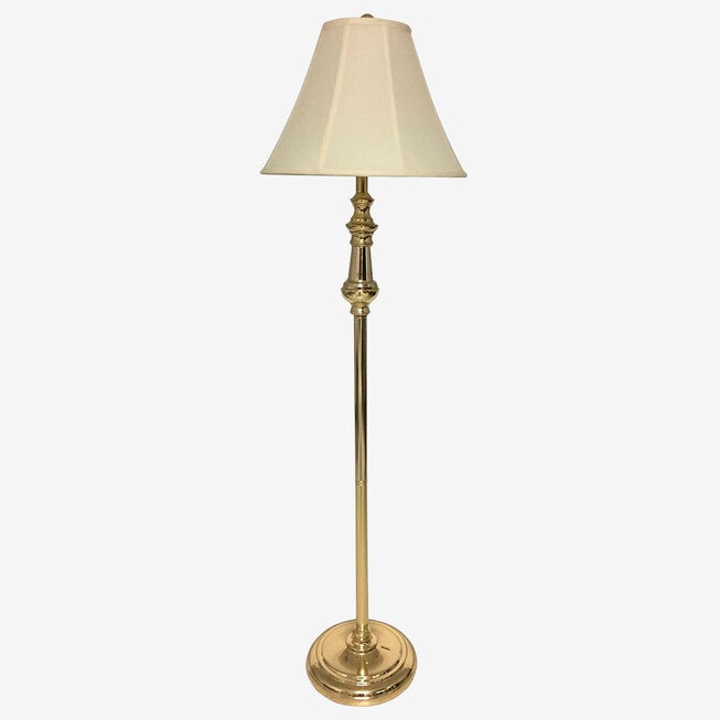 Polished Floor Lamp, BRASS, hi-res image number null