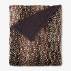 Faux Fur Animal Print Blanket, DEER PRINT, hi-res image number null