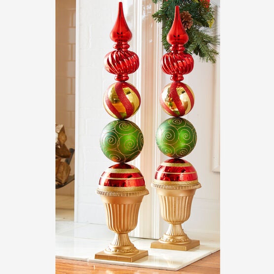 Ornament Topiary Statue Plus Size Outdoor Christmas Lighted