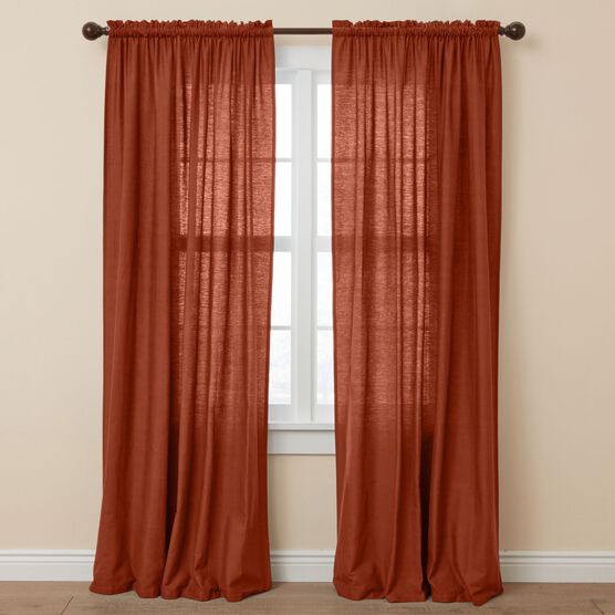 Poly Cotton Canvas Rod-Pocket Panel, , hi-res image number null
