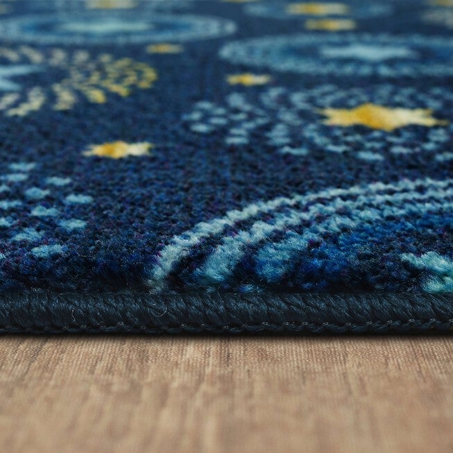 Holiday Stars Multi Kitchen Rug, , alternate image number null