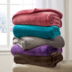 Plush Blanket, CHOCOLATE, hi-res image number null