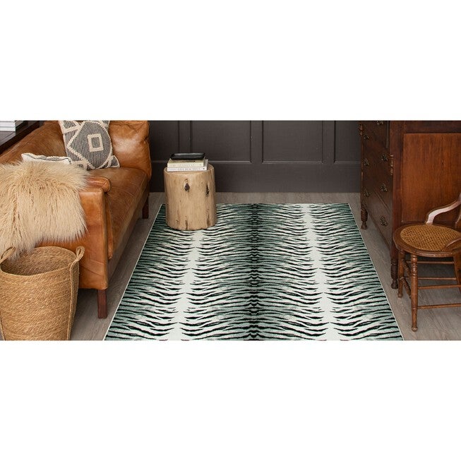 Tiger Skin Area Rug, , alternate image number null