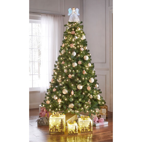 7½"H PREMIUM SPRUCE CHRISTMAS TREE, GREEN, hi-res image number null